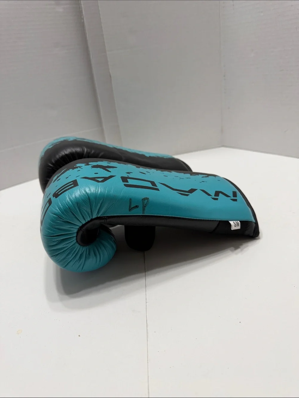 MADABOLIC Teal and Black Training Quick Boxing Gloves Size S/M